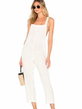 MIKOH Sayama jumpsuit in bone. Size small.